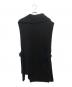 Y's (ワイズ) MOHAIR WOOL COMBINATION KNIT VEST ブラック サイズ:-：20000円