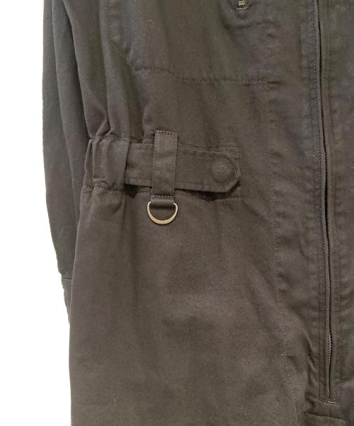 s'yte（サイト）s'yte (サイト) COTTON TWILL 6-POCKET ZIP-UP JUMPSUIT ブラック サイズ:3の古着・服飾アイテム