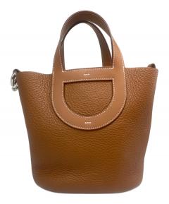 中古・古着通販】HERMES (エルメス) クロップドレザーベスト ブラック