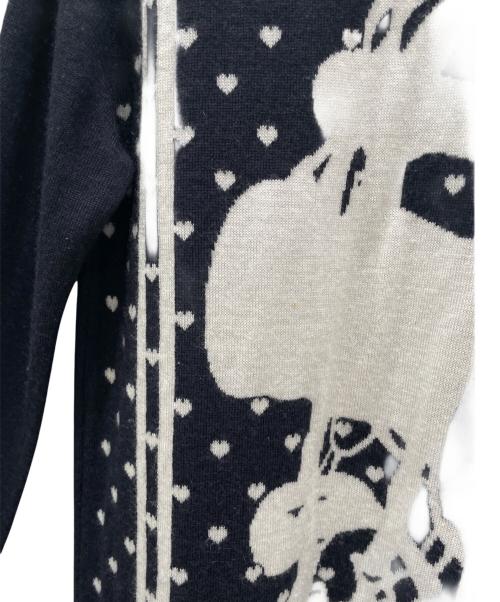 HERMES（エルメス）HERMES (エルメス) カシミヤシルクニット ネイビー サイズ:36の古着・服飾アイテム