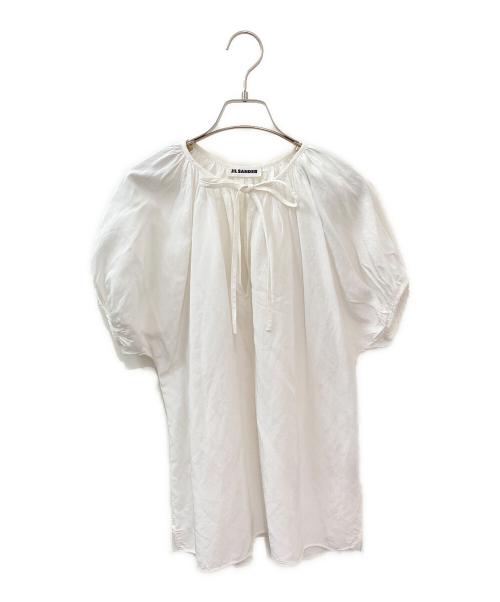 JIL SANDER（ジルサンダー）JIL SANDER (ジルサンダー) 半袖ブラウス ホワイト サイズ:34の古着・服飾アイテム