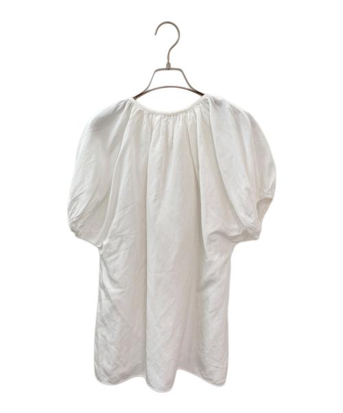 JIL SANDER（ジルサンダー）JIL SANDER (ジルサンダー) 半袖ブラウス ホワイト サイズ:34の古着・服飾アイテム