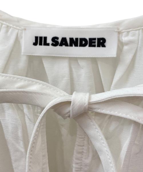 JIL SANDER（ジルサンダー）JIL SANDER (ジルサンダー) 半袖ブラウス ホワイト サイズ:34の古着・服飾アイテム