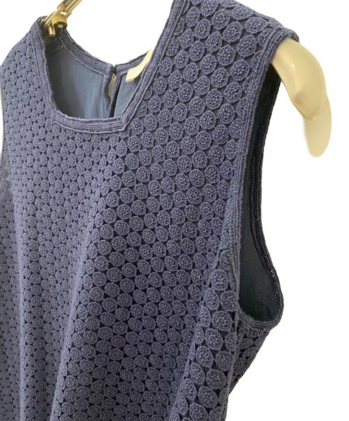 Chloe（クロエ）Chloe (クロエ) ノースリーブブラウス ネイビー サイズ:34の古着・服飾アイテム