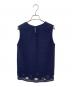Chloe (クロエ) ノースリーブブラウス ネイビー サイズ:34：15000円