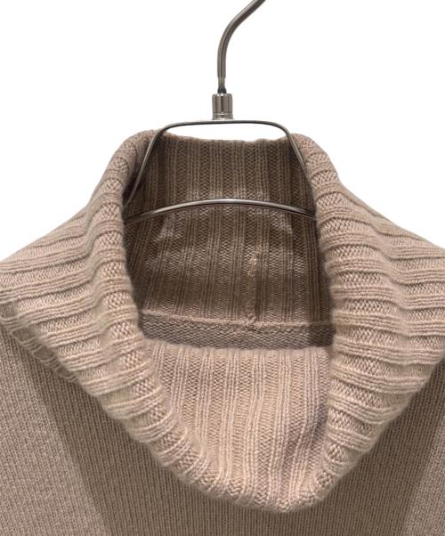 FOXEY（フォクシー）FOXEY (フォクシー) ハイネックボーダーニット ブラウン サイズ:38の古着・服飾アイテム
