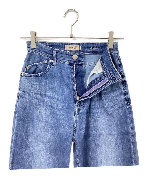 YANUK（ヤヌーク）YANUK (ヤヌーク) デニムパンツ ブルー サイズ:W24の古着・服飾アイテム