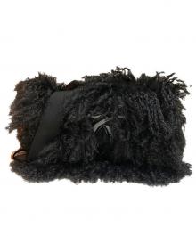 CHANEL（シャネル）の古着「モンゴリアンラムファー チベット フラップ ハンドバッグ」｜ブラック