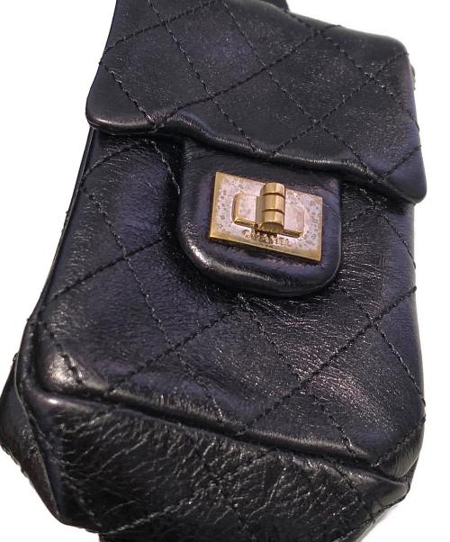 CHANEL（シャネル）CHANEL (シャネル) モンゴリアンラムファー チベット フラップ ハンドバッグ ブラックの古着・服飾アイテム