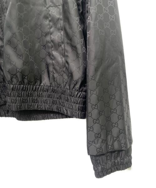 GUCCI（グッチ）GUCCI (グッチ) GGナイロンフーディジャケット ブラック サイズ:XSの古着・服飾アイテム