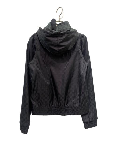 GUCCI（グッチ）GUCCI (グッチ) GGナイロンフーディジャケット ブラック サイズ:XSの古着・服飾アイテム
