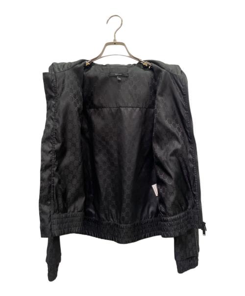 GUCCI（グッチ）GUCCI (グッチ) GGナイロンフーディジャケット ブラック サイズ:XSの古着・服飾アイテム