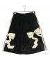 VIVIANO（ヴィヴィアーノ）の古着「RIBBON DETAIL SIDE LINE WIDE SHORTS」｜ブラック