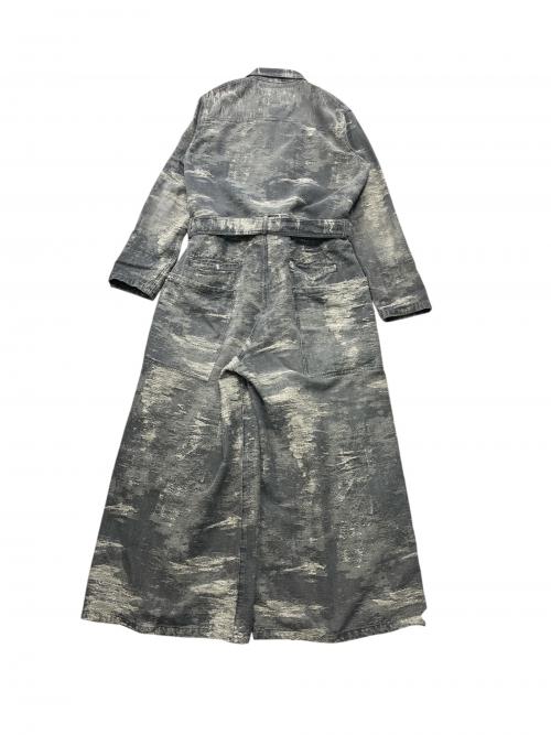 TAAKK（ターク）TAAKK (ターク) DENIM JUMPSUIT indigo bleach グレー サイズ:2の古着・服飾アイテム