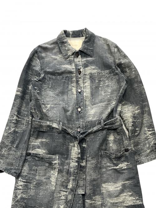 TAAKK（ターク）TAAKK (ターク) DENIM JUMPSUIT indigo bleach グレー サイズ:2の古着・服飾アイテム