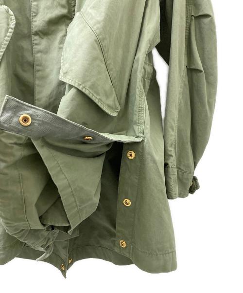 DRAWER（ドゥロワー）DRAWER (ドゥロワー) モッズコート 黄緑 サイズ:36の古着・服飾アイテム