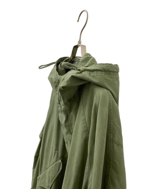 DRAWER（ドゥロワー）DRAWER (ドゥロワー) モッズコート 黄緑 サイズ:36の古着・服飾アイテム