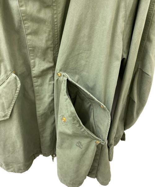 DRAWER（ドゥロワー）DRAWER (ドゥロワー) モッズコート 黄緑 サイズ:36の古着・服飾アイテム