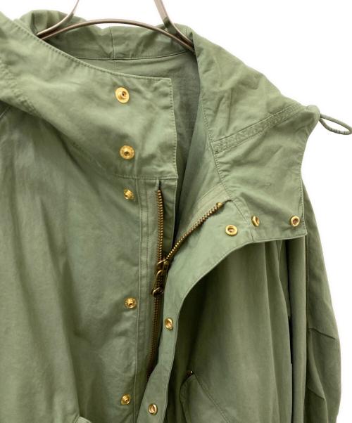 DRAWER（ドゥロワー）DRAWER (ドゥロワー) モッズコート 黄緑 サイズ:36の古着・服飾アイテム