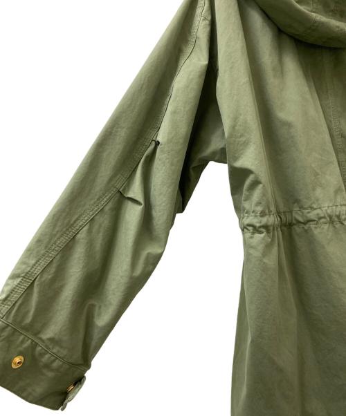DRAWER（ドゥロワー）DRAWER (ドゥロワー) モッズコート 黄緑 サイズ:36の古着・服飾アイテム