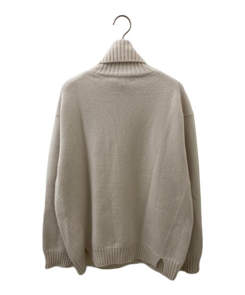 DRAWER（ドゥロワー）DRAWER (ドゥロワー) カシミヤタートルネックニット ベージュ サイズ:2の古着・服飾アイテム