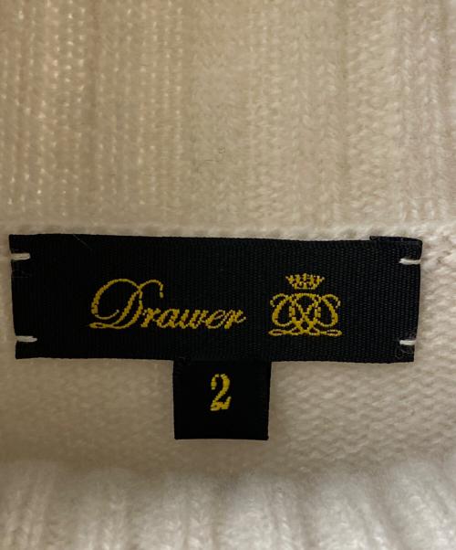 DRAWER（ドゥロワー）DRAWER (ドゥロワー) カシミヤタートルネックニット ベージュ サイズ:2の古着・服飾アイテム