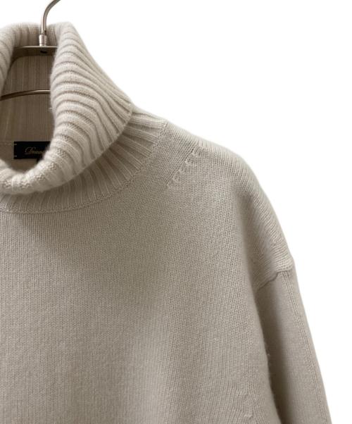 DRAWER（ドゥロワー）DRAWER (ドゥロワー) カシミヤタートルネックニット ベージュ サイズ:2の古着・服飾アイテム