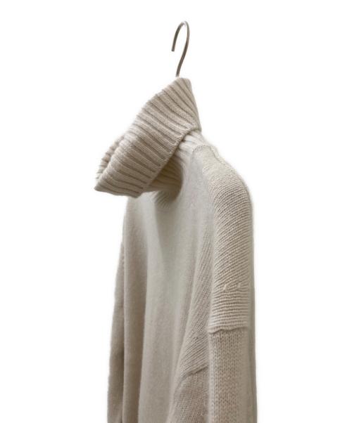 DRAWER（ドゥロワー）DRAWER (ドゥロワー) カシミヤタートルネックニット ベージュ サイズ:2の古着・服飾アイテム