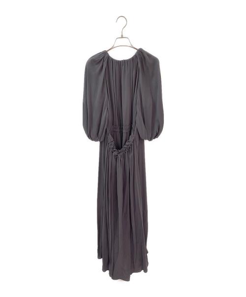 DRAWER（ドゥロワー）DRAWER (ドゥロワー) 半袖ワンピース グレー サイズ:36の古着・服飾アイテム