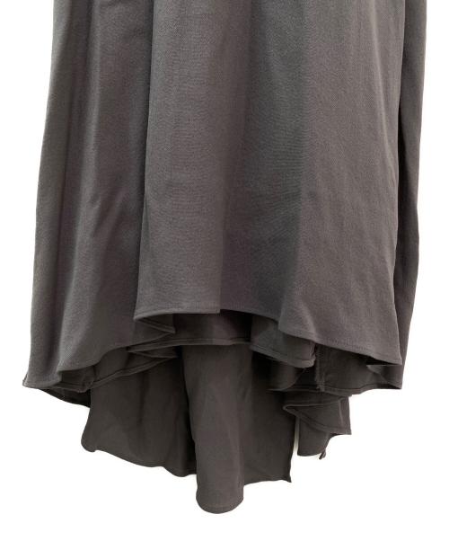 DRAWER（ドゥロワー）DRAWER (ドゥロワー) 半袖ワンピース グレー サイズ:36の古着・服飾アイテム