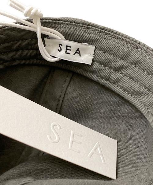 SEA（シー）SEA (シー) NEWHATTAN (ニューハッタン) キャップ ライトグレーの古着・服飾アイテム