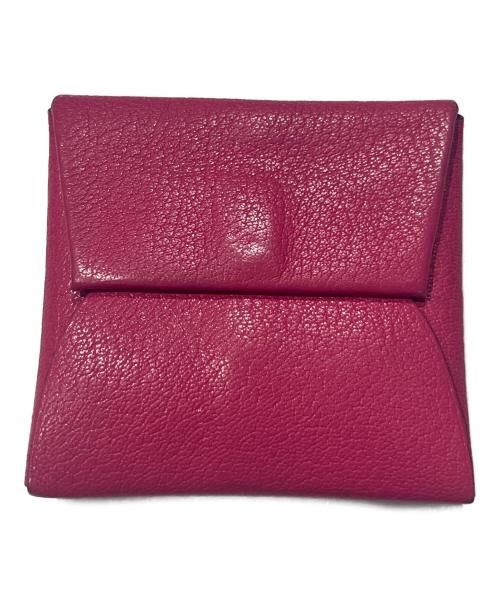 HERMES（エルメス）HERMES (エルメス) バスティア小銭入れ ピンクの古着・服飾アイテム