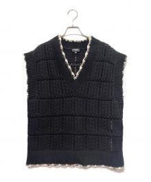 CHANEL（シャネル）の古着「ニットベスト」｜ブラック