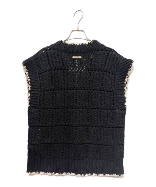 CHANEL（シャネル）CHANEL (シャネル) ニットベスト ブラック サイズ:38の古着・服飾アイテム