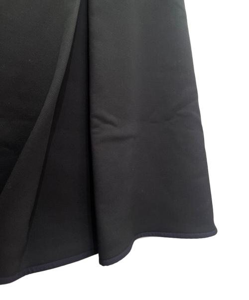HERMES（エルメス）HERMES (エルメス) Aライン ウールサイドジップ スカート ブラック サイズ:36の古着・服飾アイテム