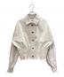 HERMES（エルメス）の古着「Veste taille brodee a smocks/テール ブロデ ア スモック」｜ベージュ