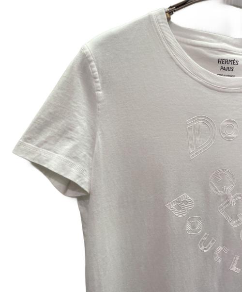 HERMES（エルメス）HERMES (エルメス) 23AW Do Re Boucles Dress ド・レ・ブークル ワンピース/3H4506DL ホワイト サイズ:36の古着・服飾アイテム
