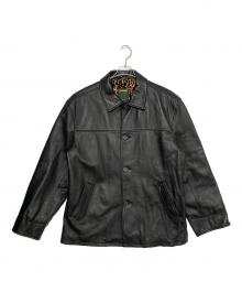Schott×SUPREME（ショット×シュプリーム）の古着「LeopardLeather Jacket」｜ブラック