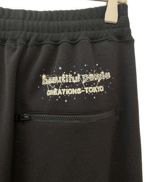 beautiful people（ビューティフルピープル）beautiful people (ビューティフルピープル) MY MELODY&KUROMI sportsjersey trackPT ブラック サイズ:38の古着・服飾アイテム
