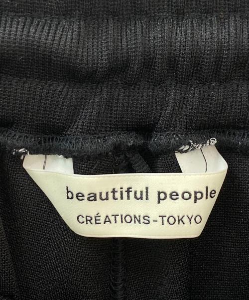 beautiful people（ビューティフルピープル）beautiful people (ビューティフルピープル) MY MELODY&KUROMI sportsjersey trackPT ブラック サイズ:38の古着・服飾アイテム