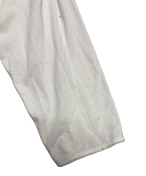 DAIRIKU（ダイリク）DAIRIKU (ダイリク) Waist Studs Wide-Neck Tee ホワイト サイズ:Lの古着・服飾アイテム