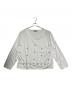 DAIRIKU（ダイリク）の古着「Waist Studs Wide-Neck Tee」｜ホワイト