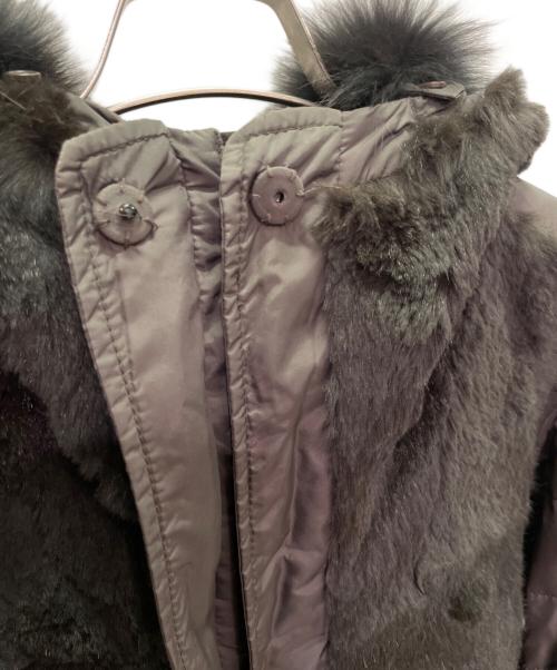 'S Max Mara（エスマックスマーラ）'S Max Mara (エスマックスマーラ) ファー付リバーシブルジャケット/ダウンジャケット ブラウン サイズ:40（IJ）の古着・服飾アイテム