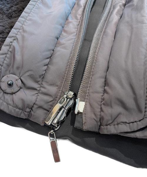 'S Max Mara（エスマックスマーラ）'S Max Mara (エスマックスマーラ) ファー付リバーシブルジャケット/ダウンジャケット ブラウン サイズ:40（IJ）の古着・服飾アイテム