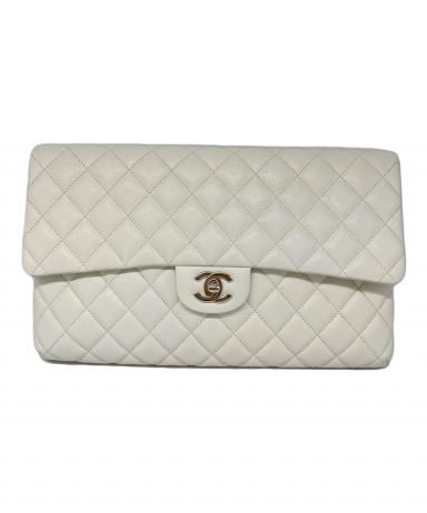 中古・古着通販】CHANEL (シャネル) キャビアスキン クラッチバッグ