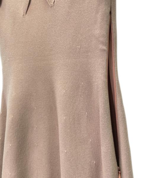 Christian Dior（クリスチャン ディオール）Christian Dior (クリスチャン ディオール) ニットワンピース ライトピンク サイズ:36の古着・服飾アイテム
