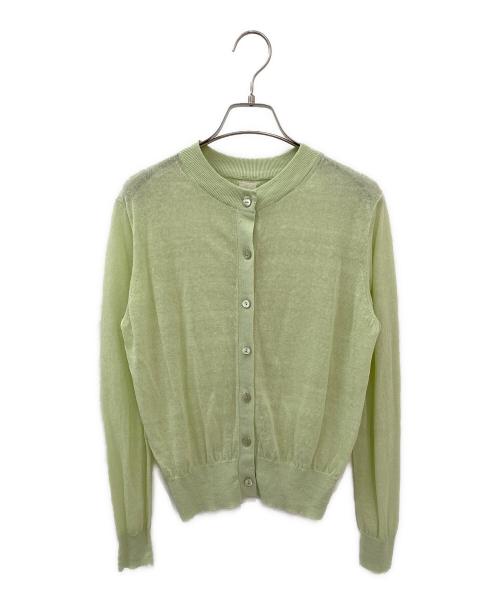 Ron Herman（ロンハーマン）Ron Herman (ロンハーマン) シアーカーディガン 黄緑 サイズ:Sの古着・服飾アイテム