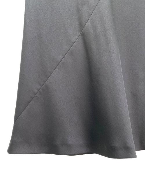 Martin Margiela4（マルタンマルジェラ 4）Martin Margiela4 (マルタンマルジェラ 4) サテンスカート ブラック サイズ:38の古着・服飾アイテム