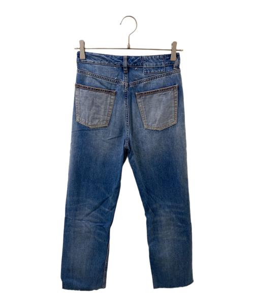 MARTIN MARGIELA（マルタン・マルジェラ）MARTIN MARGIELA (マルタン・マルジェラ) インサイドアウトカットオフデニムパンツ インディゴ サイズ:36の古着・服飾アイテム