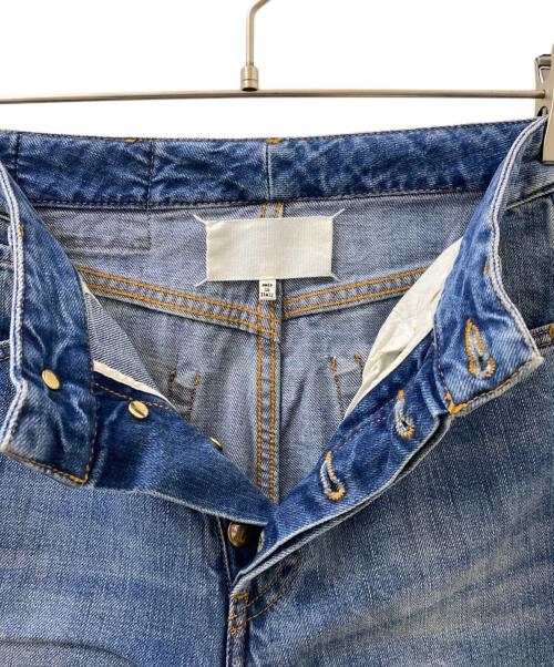 MARTIN MARGIELA（マルタン・マルジェラ）MARTIN MARGIELA (マルタン・マルジェラ) インサイドアウトカットオフデニムパンツ インディゴ サイズ:36の古着・服飾アイテム